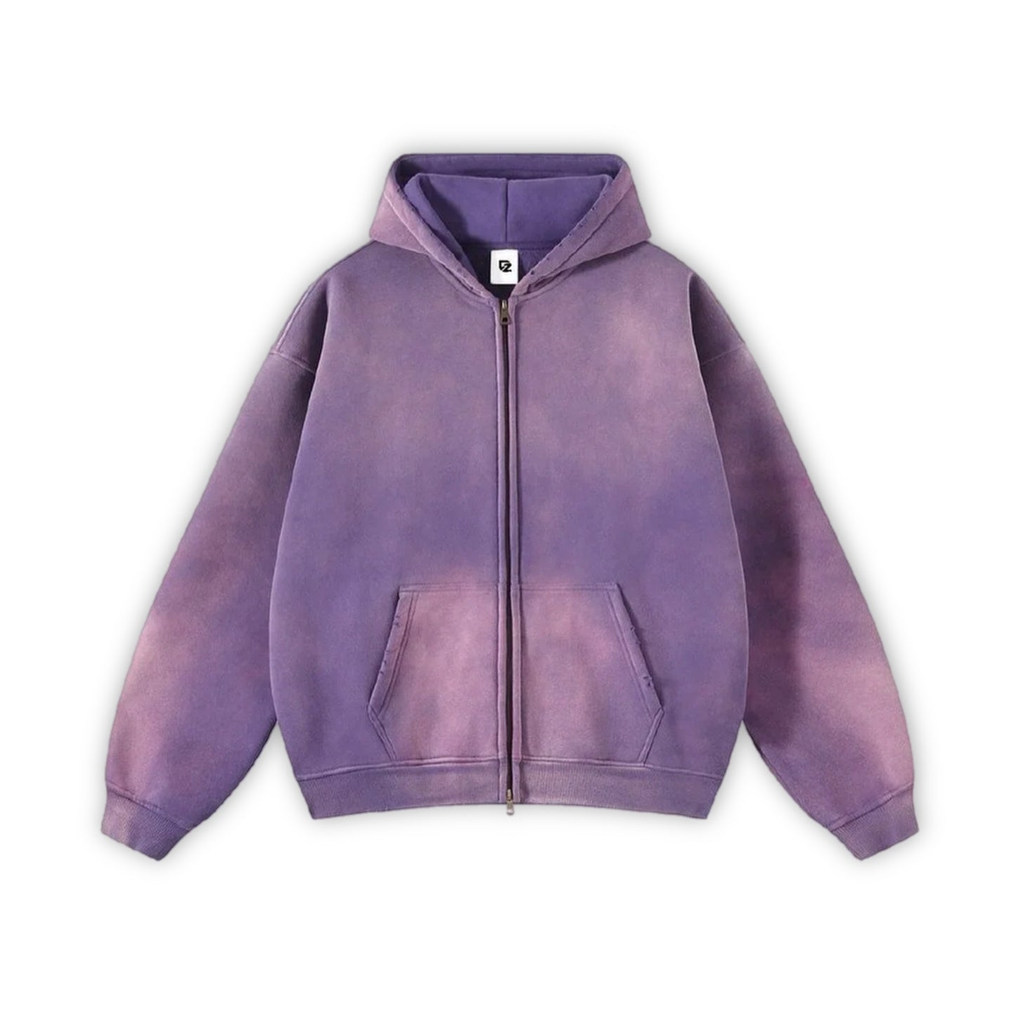 GRADIENT CARDIGAN ZIP UP