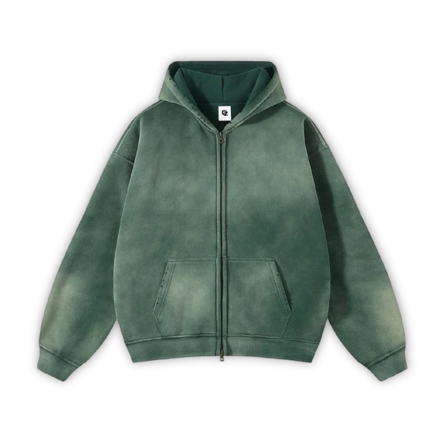 GRADIENT CARDIGAN ZIP UP