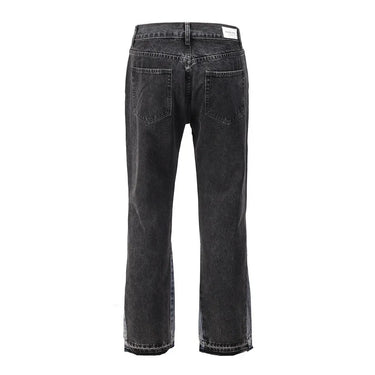 SPLICING MICRO FLARED JEANS