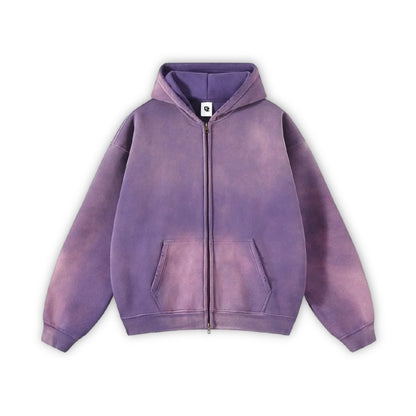 GRADIENT CARDIGAN ZIP UP